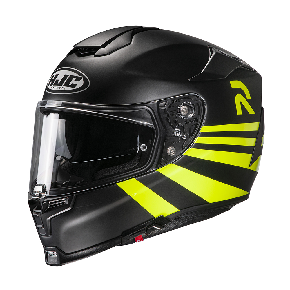 HJC HJC Rpha 70 Stripe Motorcycle Helmet Yellow